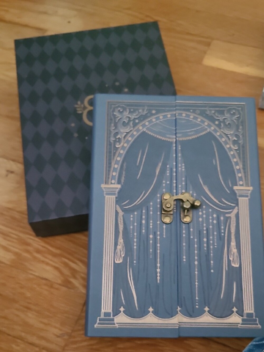 Archer And Olive Limited Edition Curtain Call Blue Secret Latch Notebook - Picture 3 of 5